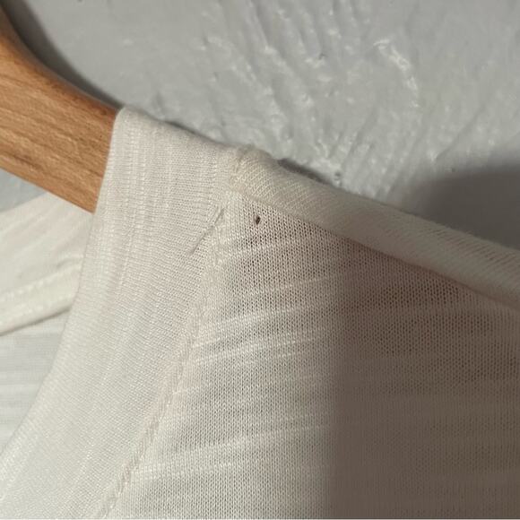 Sanctuary by Anthropologie White Eyelet Puff Sleeve Blouse T shirt Size Small - Picture 6 of 7